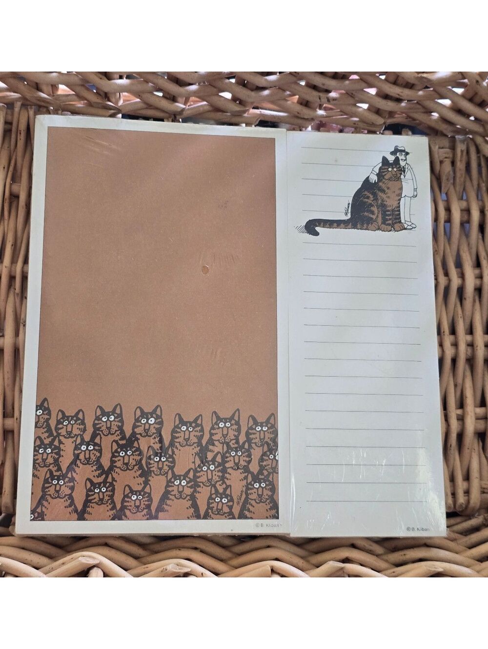 Kliban Cat Note Pads 1 Note Pad 1 List Pad Brand New